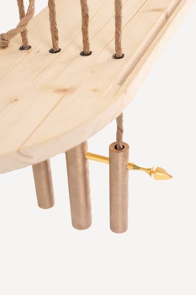 Itaca — libreria in legno fatta a mano