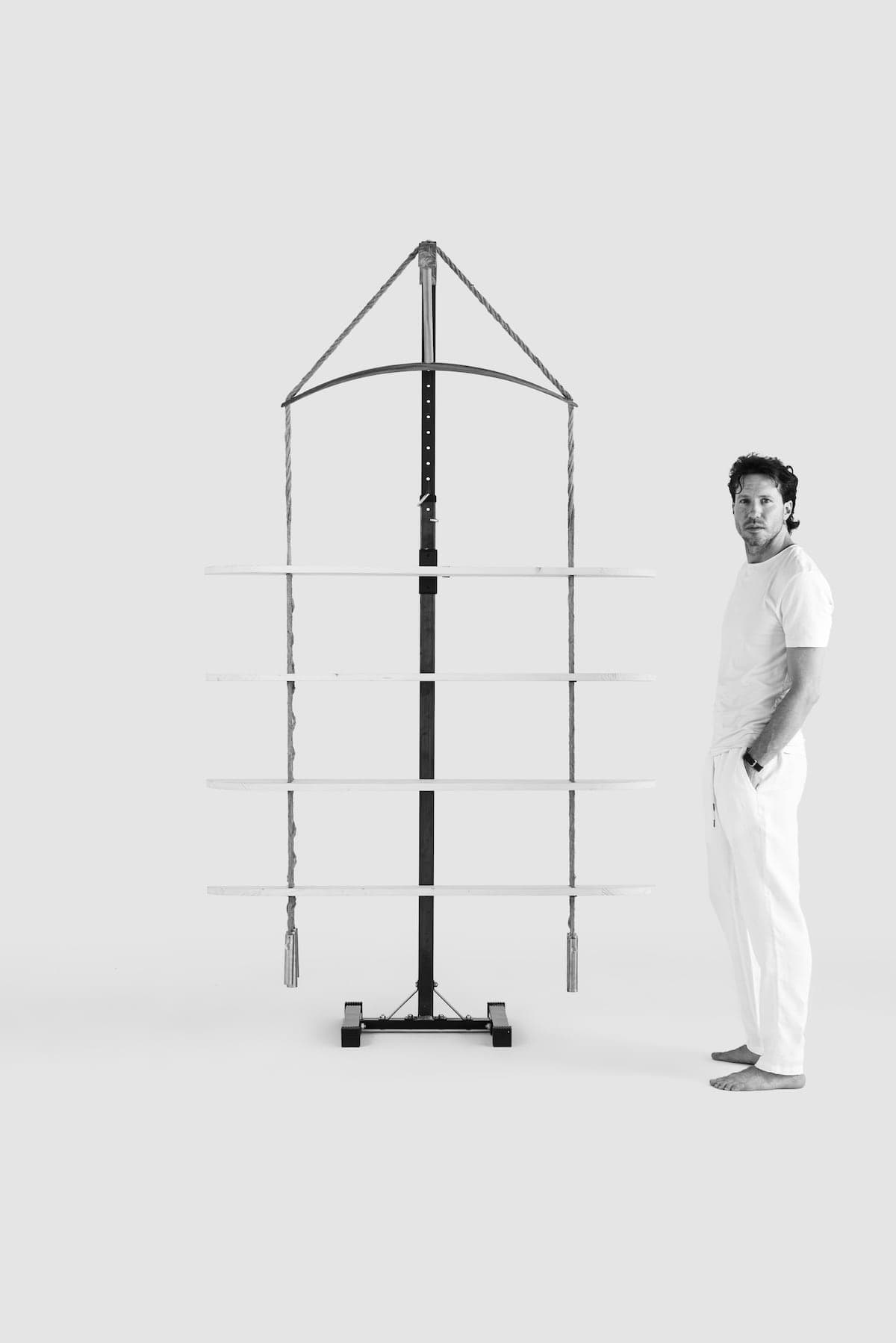Itaca — libreria in legno fatta a mano